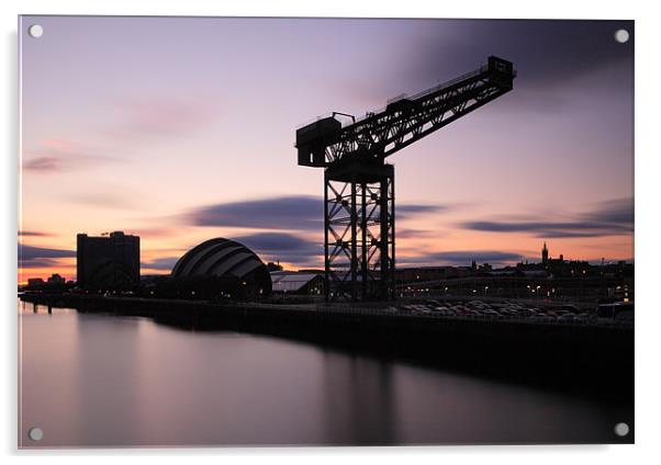 Finnieston crane Glasgow Acrylic by Grant Glendinning