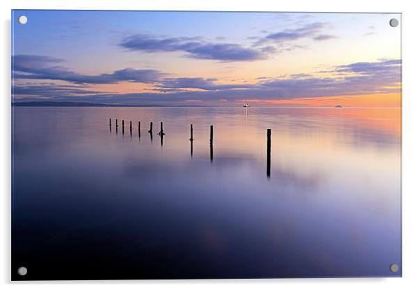 West coast Sunset Acrylic by Grant Glendinning