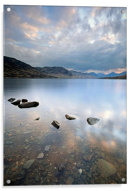 Loch Arklet Acrylic by Grant Glendinning