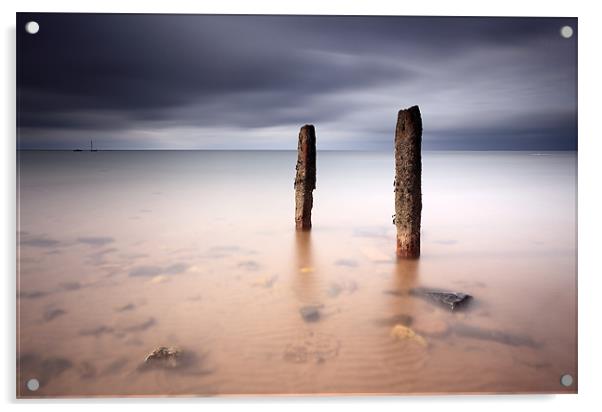 Ayrshire seascape Acrylic by Grant Glendinning