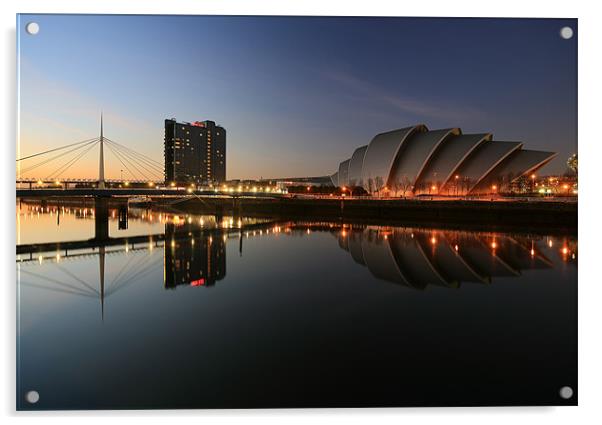 Glasgow Clyde Acrylic by Grant Glendinning