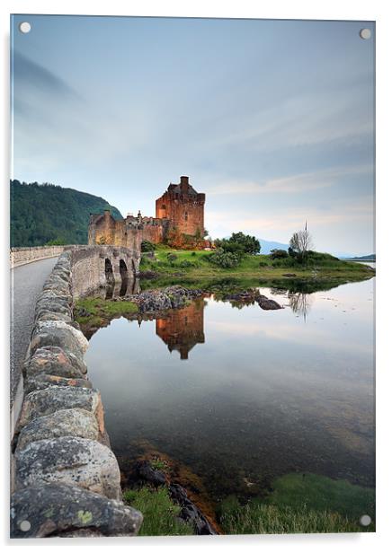 Eilean Donan Castle Acrylic by Grant Glendinning