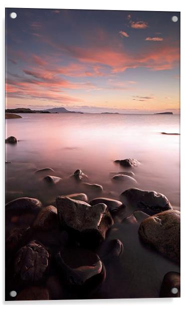 Seil Island Sunset Acrylic by Grant Glendinning