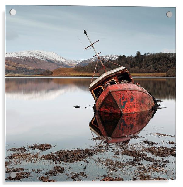 Shipwreck Acrylic by Grant Glendinning