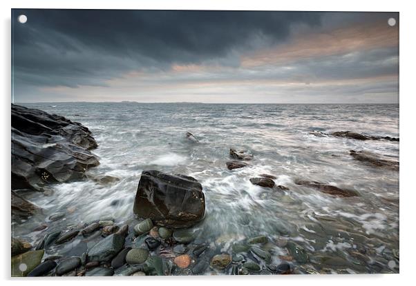  Scottish West Coast Seascape Acrylic by Grant Glendinning