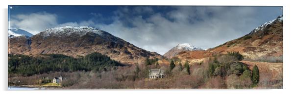 Glenfinnan Panorama Acrylic by Grant Glendinning