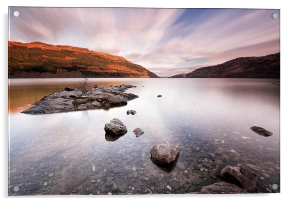 Loch Laomainn Acrylic by Grant Glendinning