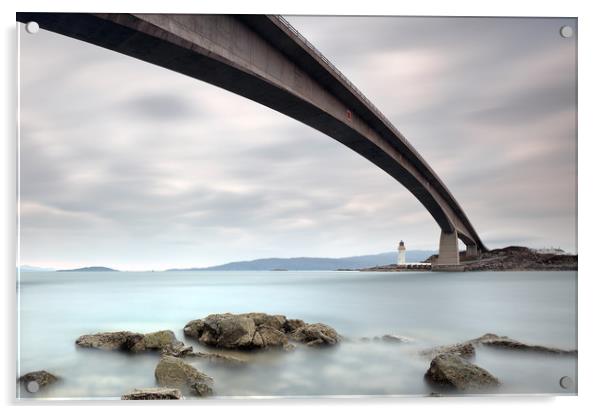 Road Bridge Rocks Acrylic by Grant Glendinning