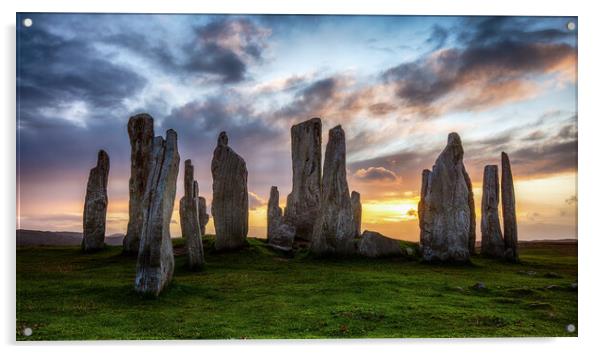 The Callanish Stones Acrylic by Grant Glendinning