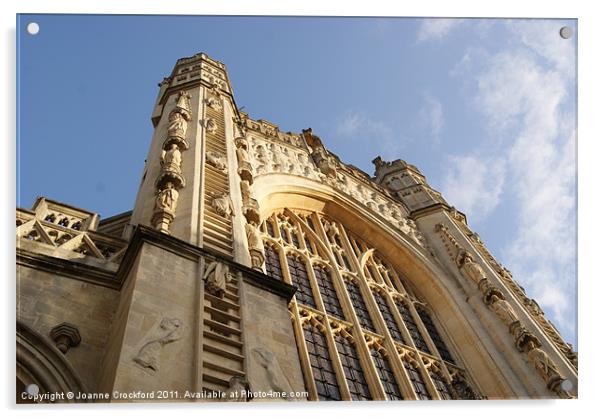 Bath Abbey Acrylic by Joanne Crockford