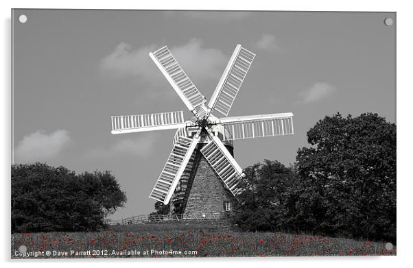 Windmill Hill - Heage near Belper Derbyshire Acrylic by Daves Photography