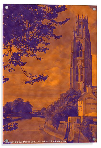 Boston Stump - Old Style Acrylic by Daves Photography