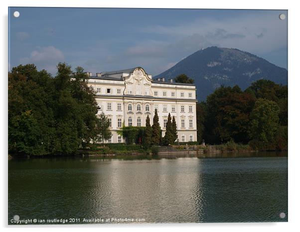 Schloss Leopoldskron - Salzburg Acrylic by ian routledge