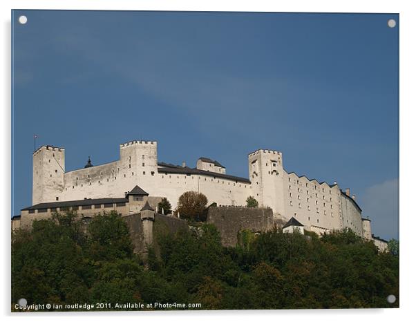 Festung Hohensalzburg Acrylic by ian routledge