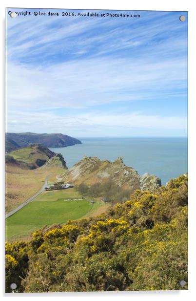 Valley Of The Rocks Acrylic by Images of Devon