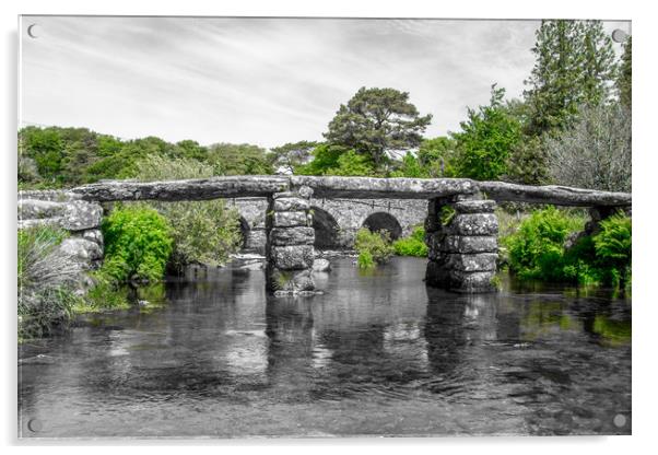 Postbridge dartmoor Acrylic by Images of Devon