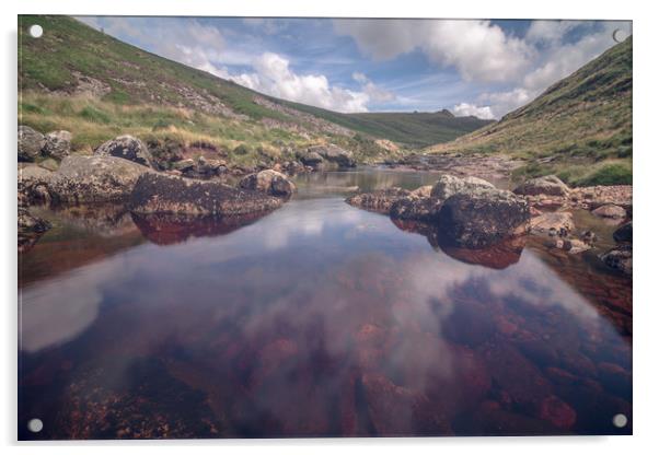 Tavy Cleave Pool Acrylic by Images of Devon