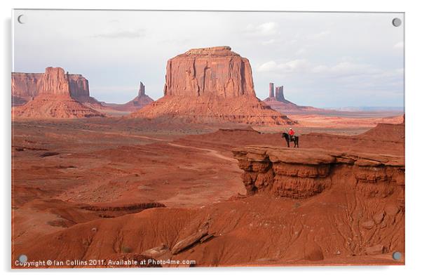 Monument Valley Acrylic by Ian Collins