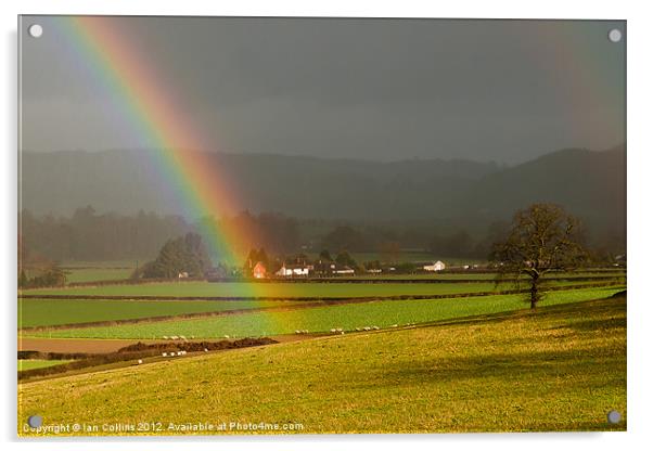View through a Rainbow Acrylic by Ian Collins