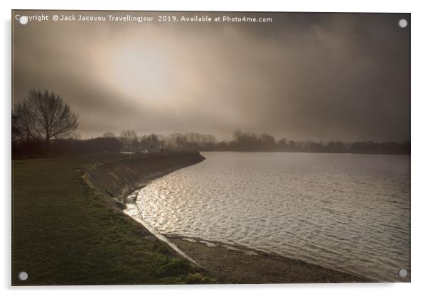 Startops misty start Acrylic by Jack Jacovou Travellingjour