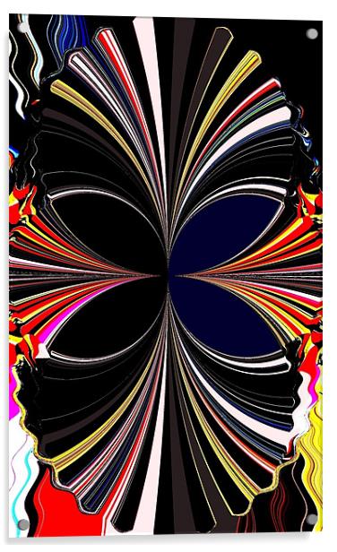 ABSTRACT BUTTERFLY 1 Acrylic by Robert Happersberg