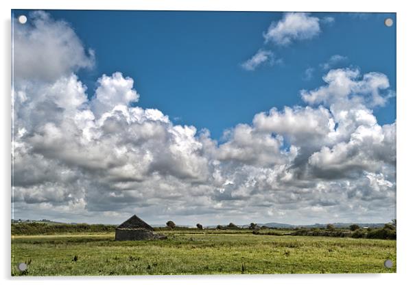 Linhay Acrylic by Dave Wilkinson North Devon Ph