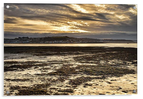 Taw Torridge Estuary Acrylic by Dave Wilkinson North Devon Ph