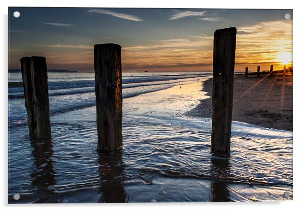 Crow Point Acrylic by Dave Wilkinson North Devon Ph