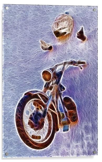 Biker Phone Case Acrylic by Dave Wilkinson North Devon Ph