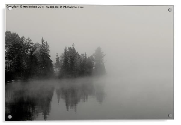 Morning Mist Acrylic by kurt bolton