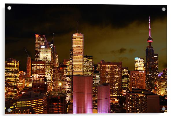Toronto Sleeps Acrylic by kurt bolton