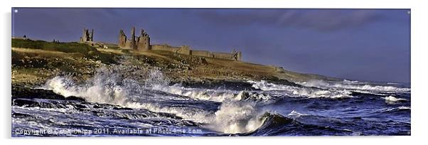 Dunstanburgh Acrylic by Colin Chipp