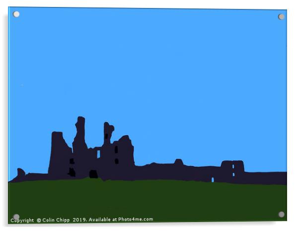 Dunstanburgh Acrylic by Colin Chipp