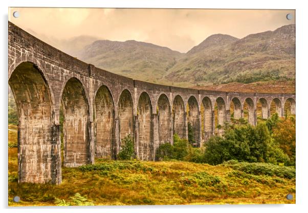Glenfinnan Viaduct Acrylic by Derek Beattie