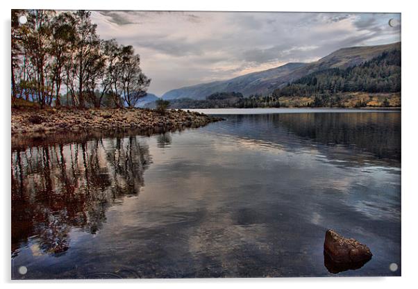 Thirlmere English Lake District Acrylic by Derek Beattie