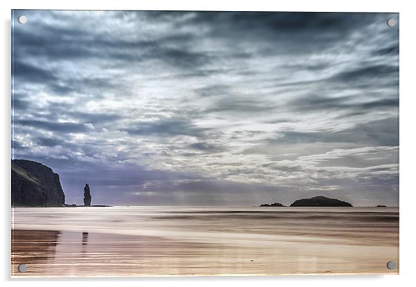 Sandwood Bay Acrylic by Derek Beattie