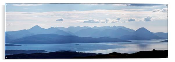 Isle of Skye Panorama Acrylic by Derek Beattie