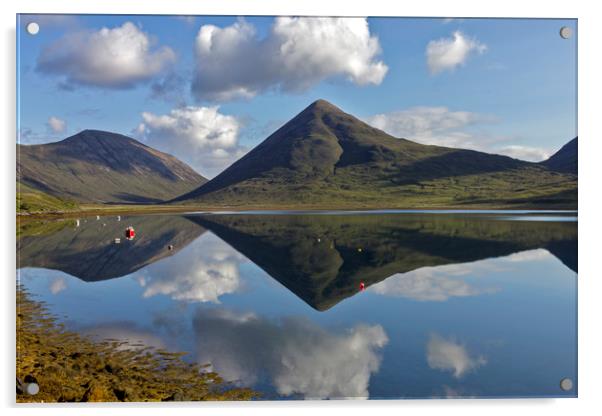 Loch Slapin Isle of Skye Acrylic by Derek Beattie
