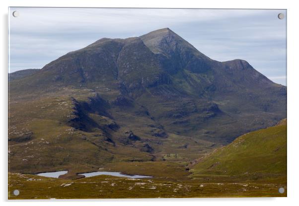 Cul Beag Northwest Highlands of Scotland Acrylic by Derek Beattie
