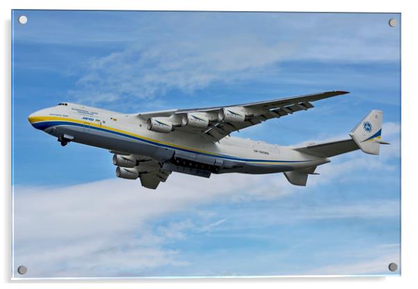 Antonov An-225 Mriya  Acrylic by Derek Beattie