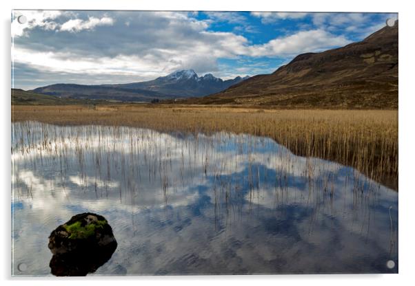 Blaven Isle of Skye Acrylic by Derek Beattie