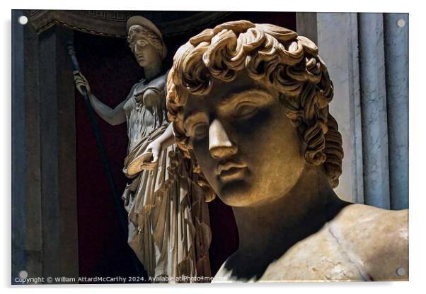 Antinous' Gaze Acrylic by William AttardMcCarthy