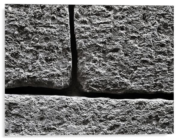 Masonry and Wall Texture Acrylic by William AttardMcCarthy