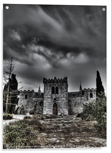 Castel Qannotta Acrylic by William AttardMcCarthy