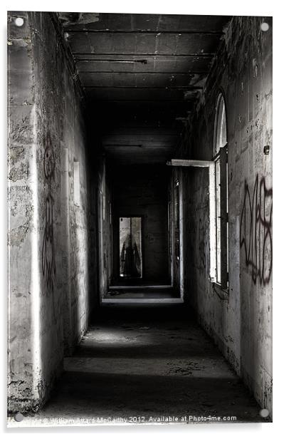 Corridor Ghost Acrylic by William AttardMcCarthy
