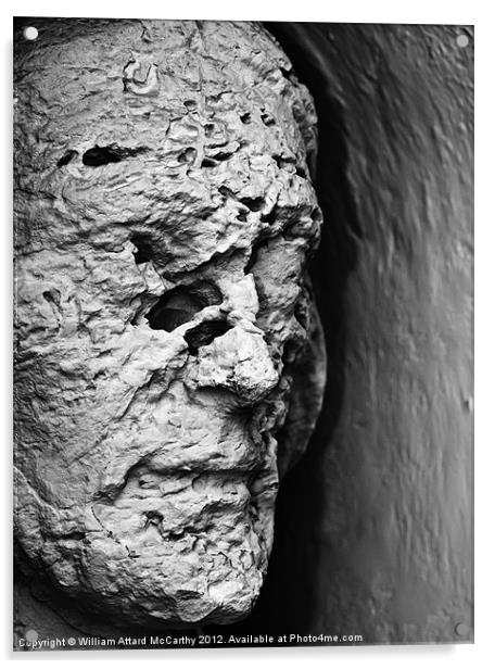 Roman Bust Acrylic by William AttardMcCarthy