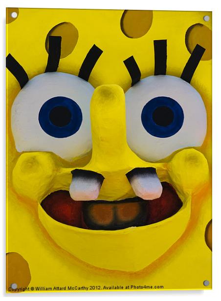 Spongey Acrylic by William AttardMcCarthy