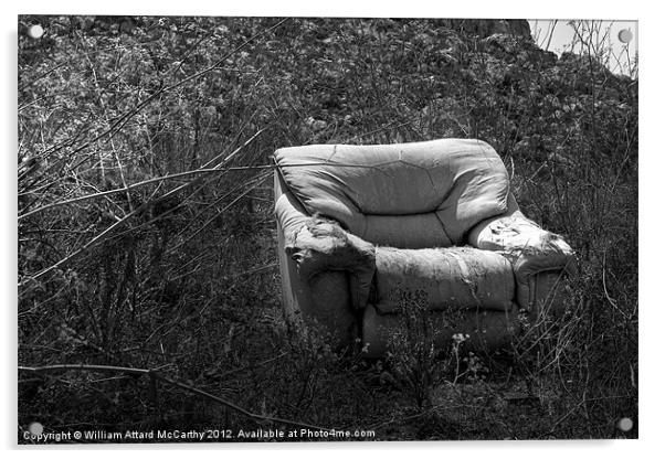 Armchair Thriller Acrylic by William AttardMcCarthy