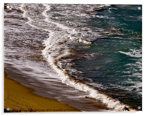 Surf Ashore Acrylic by William AttardMcCarthy