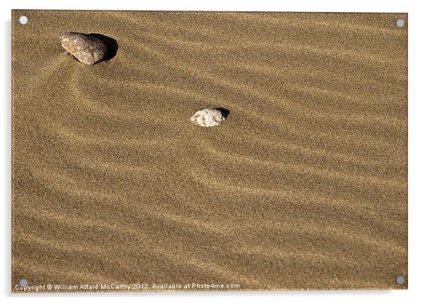 Sand and Stones Acrylic by William AttardMcCarthy